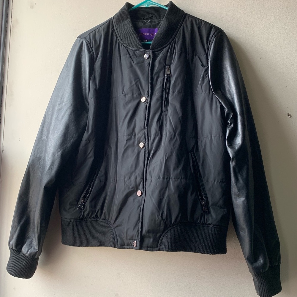 Madden Black Bomber Jacket
